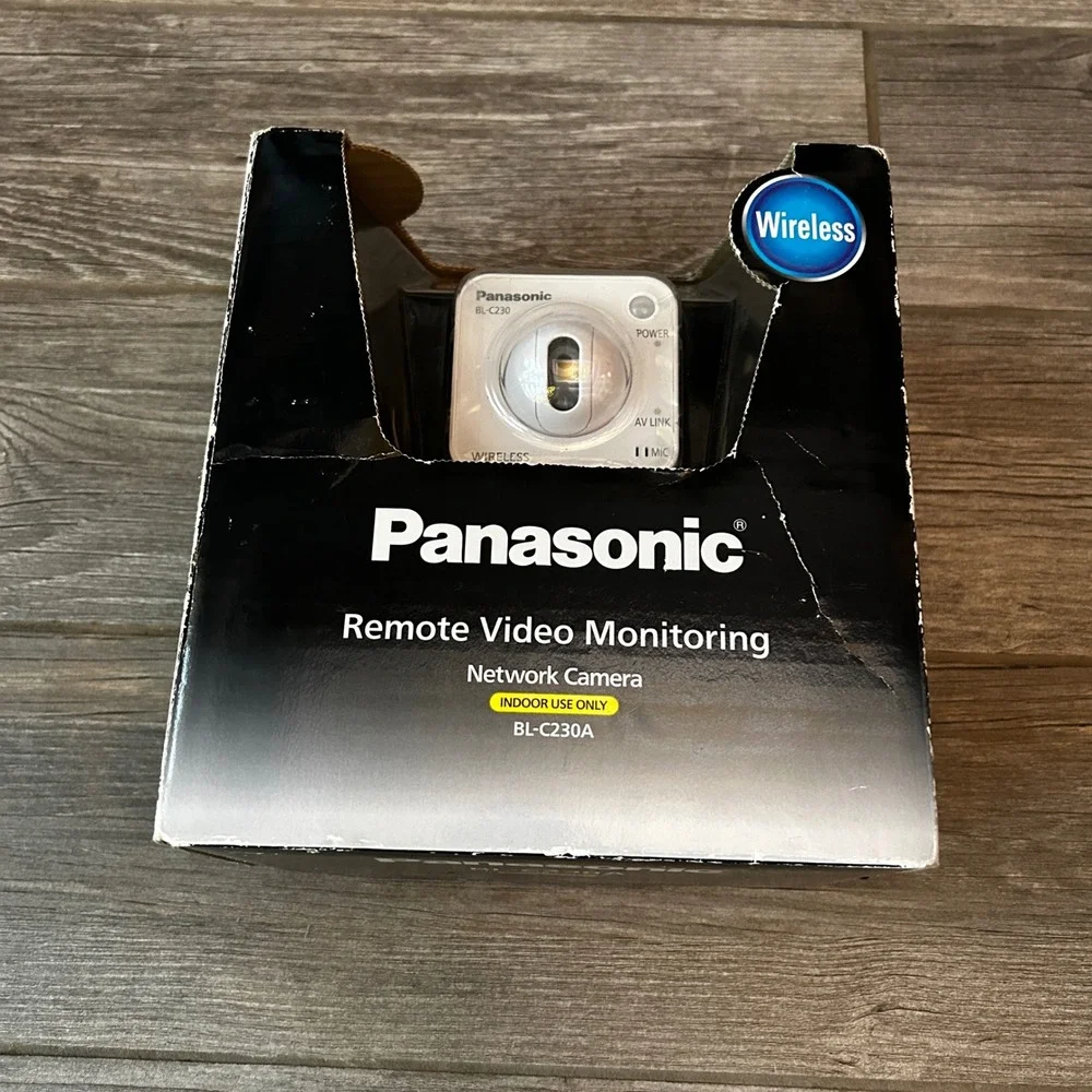 New Panasonic BL C230A Wireless‎ Remote Video Network Camera Indoor Use Only